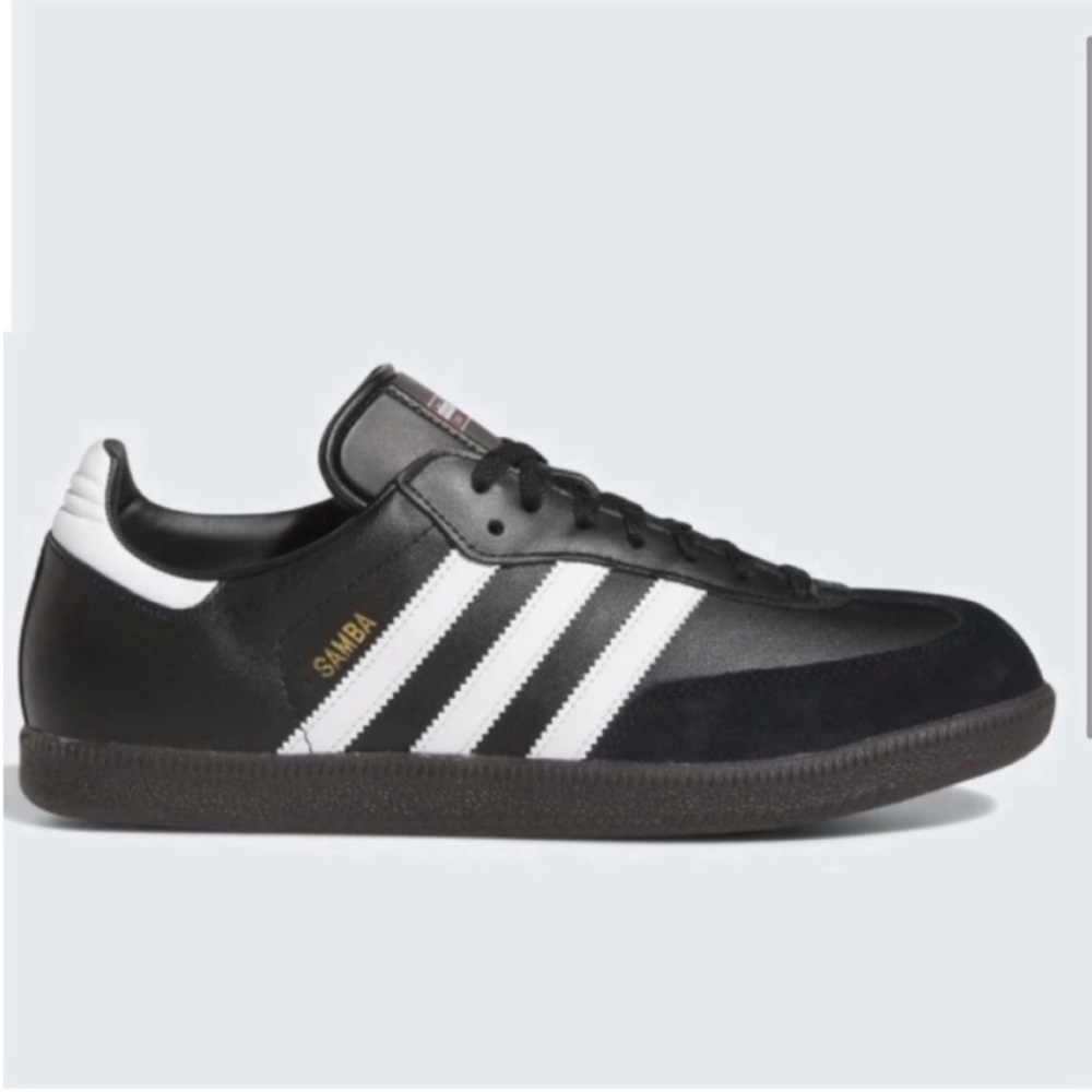 adidas Samba Black Leather Dark Gum - Picture 3 of 7